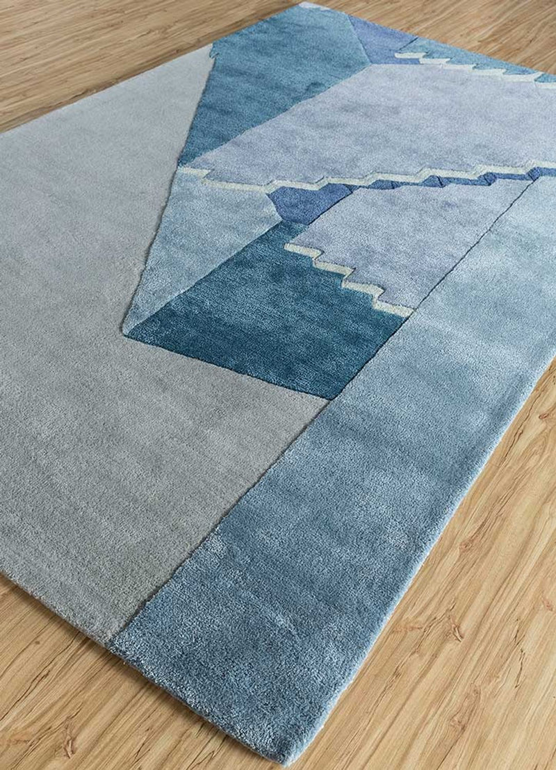 Alfombra de lana - 240 x 150 cm - multicolor