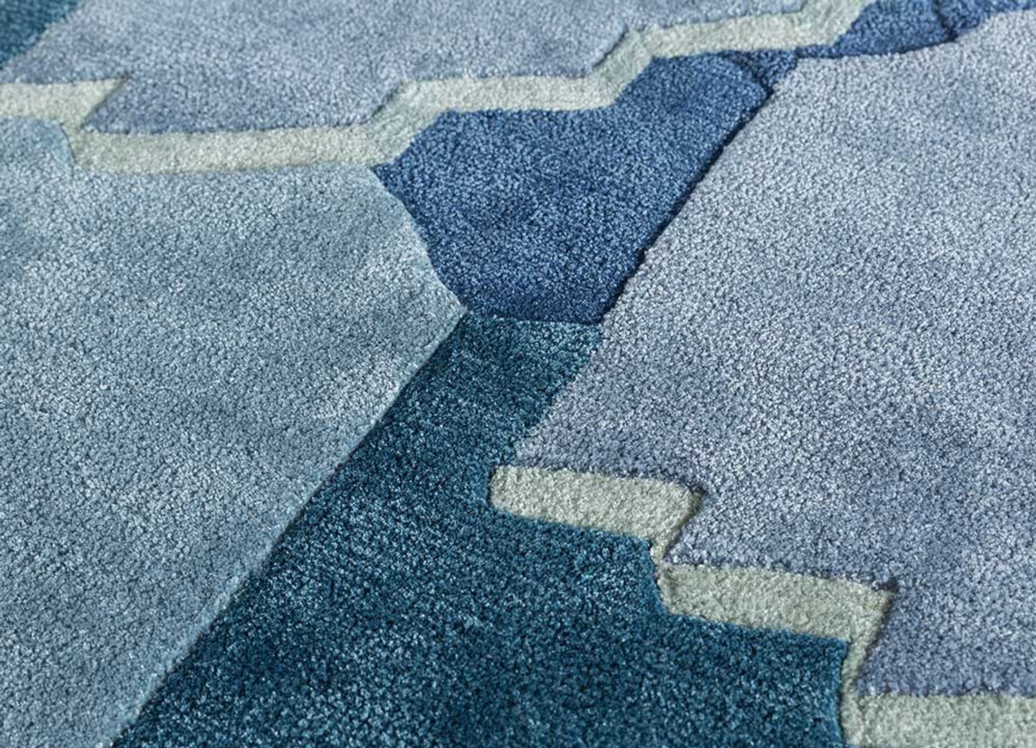 Alfombra de lana - 240 x 150 cm - multicolor