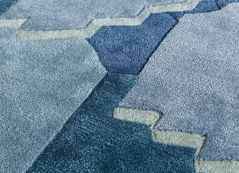 Alfombra de lana - 240 x 150 cm - multicolor