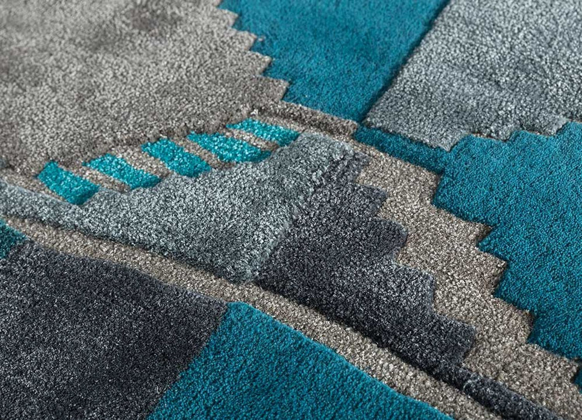 Alfombra de lana - 240 x 150 cm - multicolor