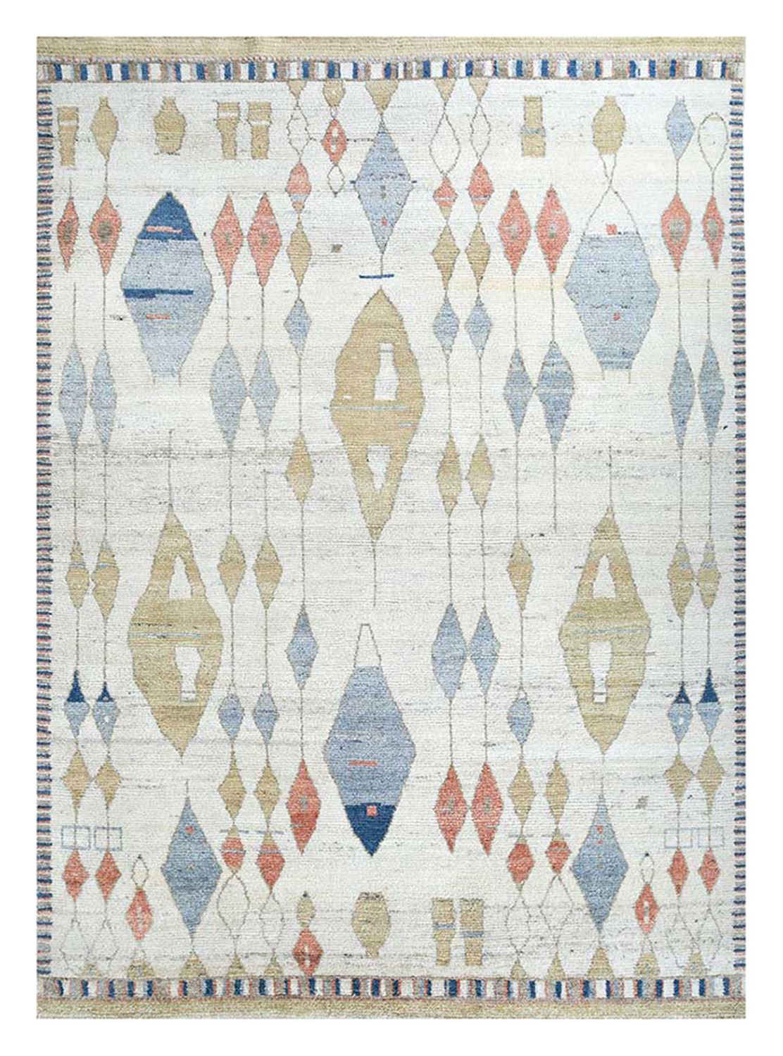 Alfombra de lana - 240 x 150 cm - multicolor