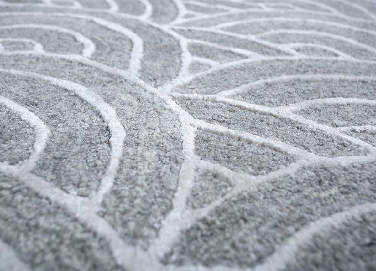 Alfombra de lana - 240 x 150 cm - beige