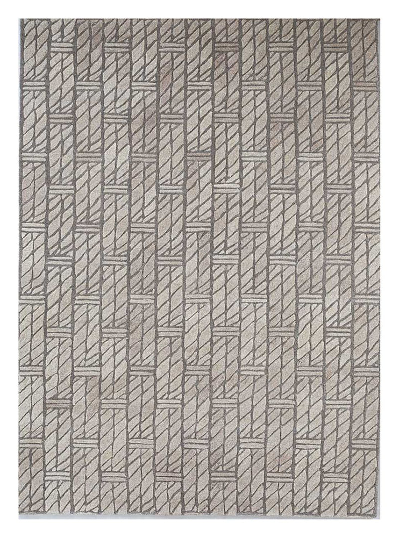 Alfombra de lana - 240 x 150 cm - beige oscuro