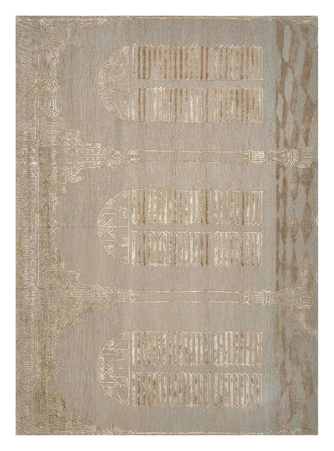 Alfombra de lana - 240 x 150 cm - beige