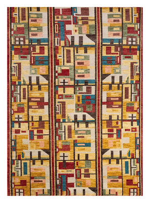 Alfombra de lana - 270 x 180 cm - naranja