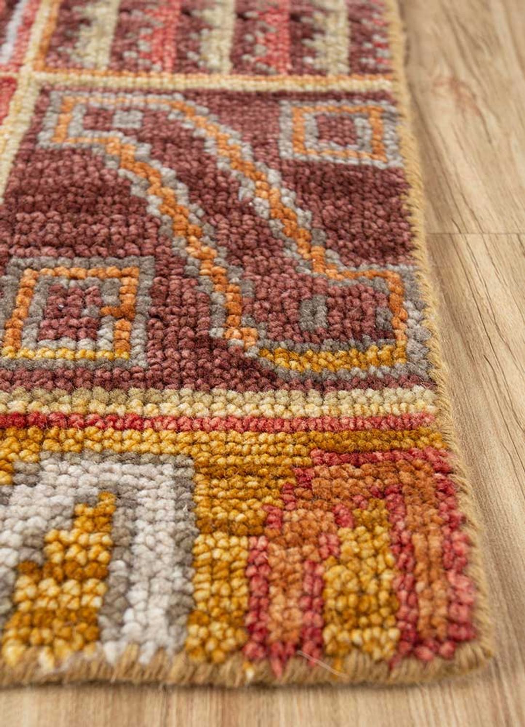 Alfombra de lana - 270 x 180 cm - multicolor