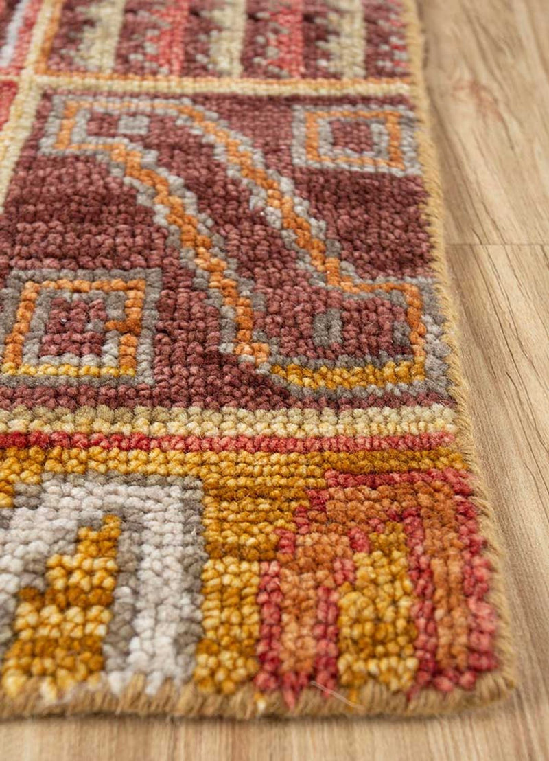 Alfombra de lana - 270 x 180 cm - multicolor