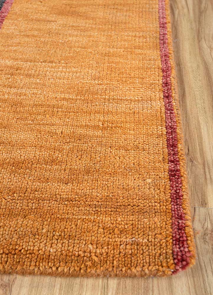 Alfombra de lana - 270 x 180 cm - naranja