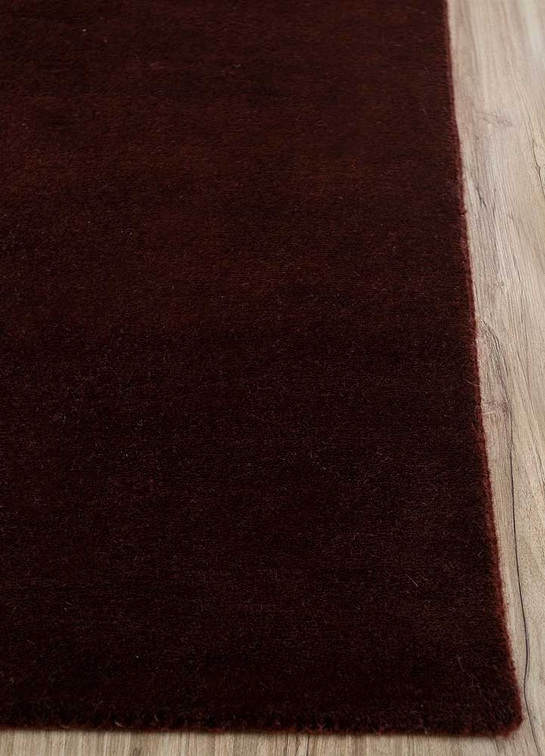 Alfombra de lana - 300 x 240 cm - rojo vino