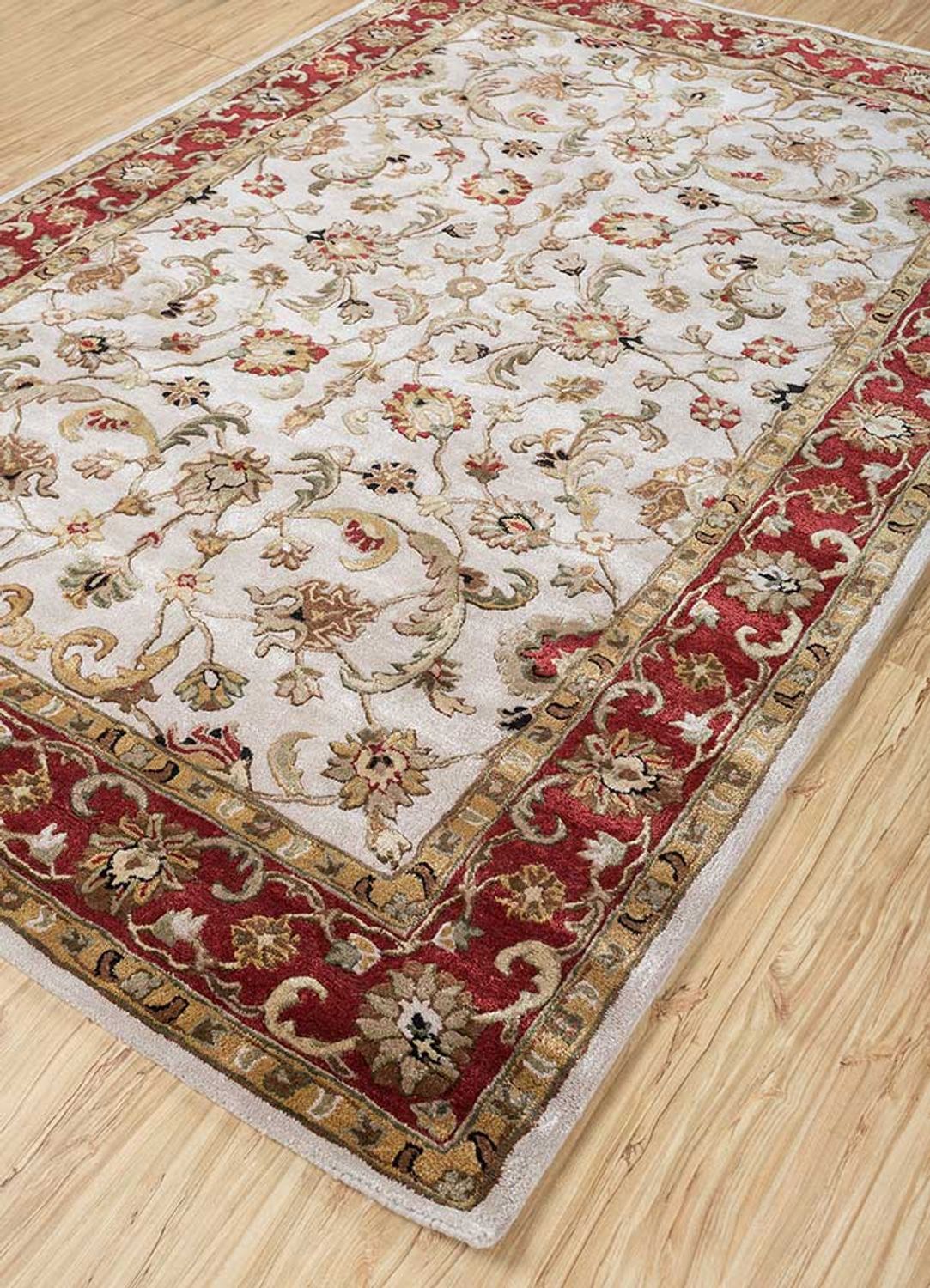Alfombra de lana - 270 x 180 cm - crema