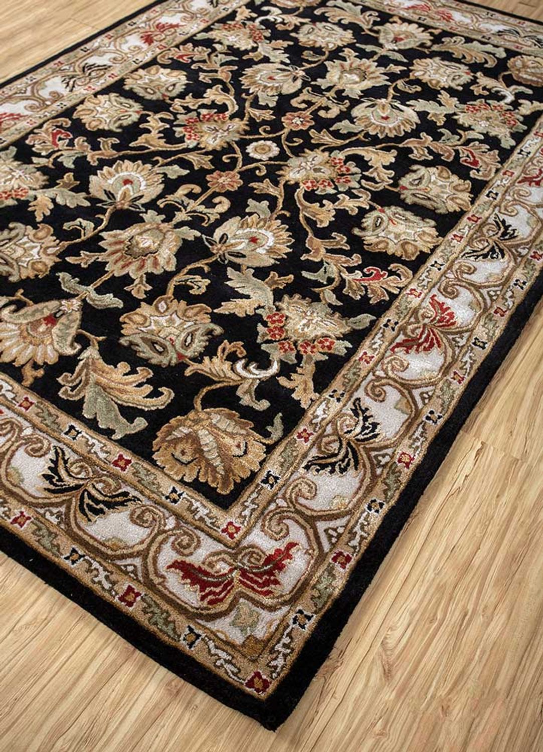 Alfombra de lana - 270 x 180 cm - beige oscuro