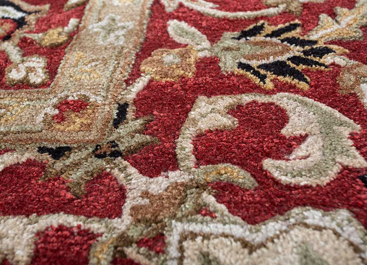 Alfombra de lana - 300 x 240 cm - rojo