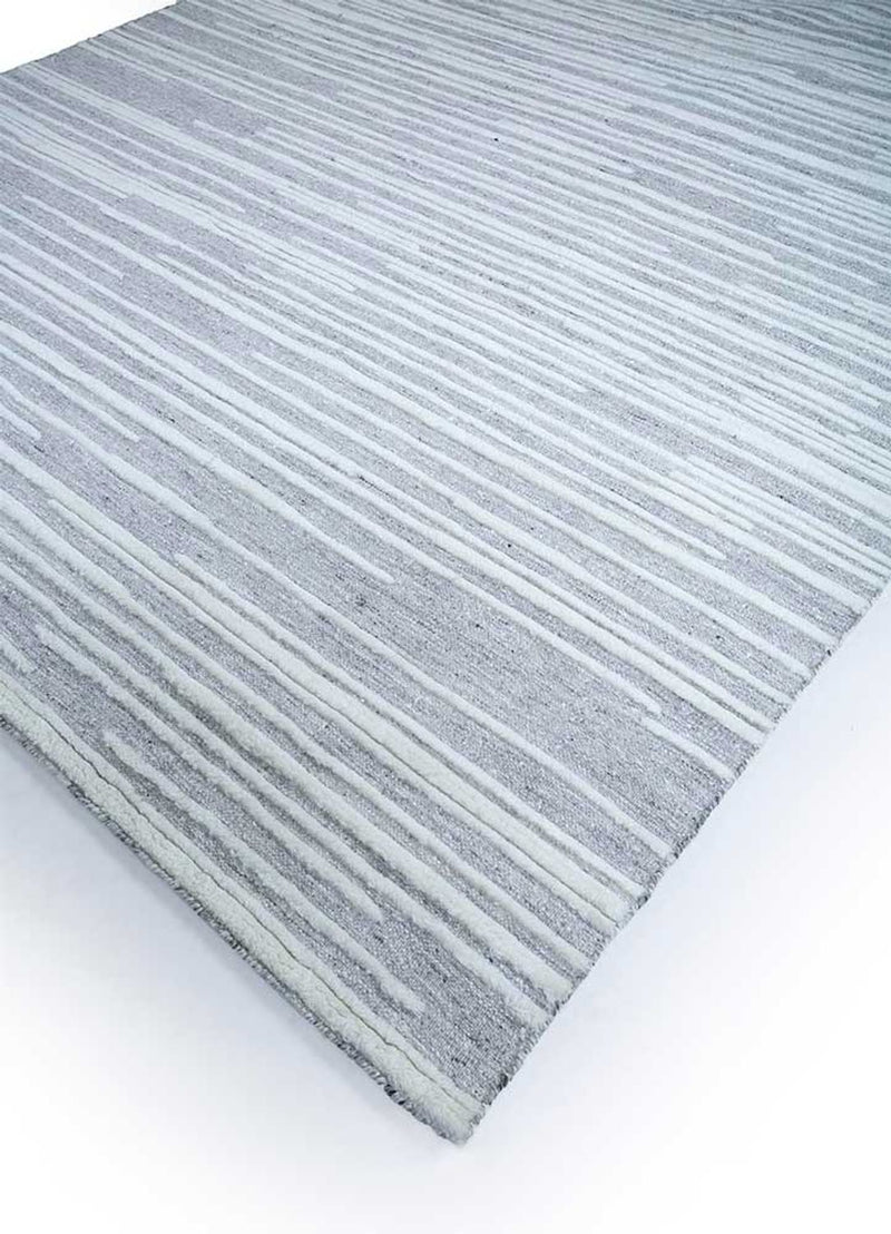 Alfombra de lana - 300 x 240 cm - gris claro