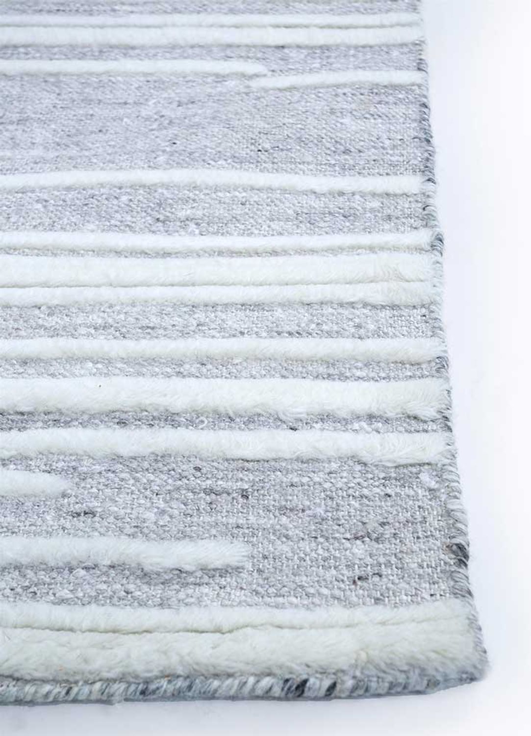 Alfombra de lana - 300 x 240 cm - gris claro