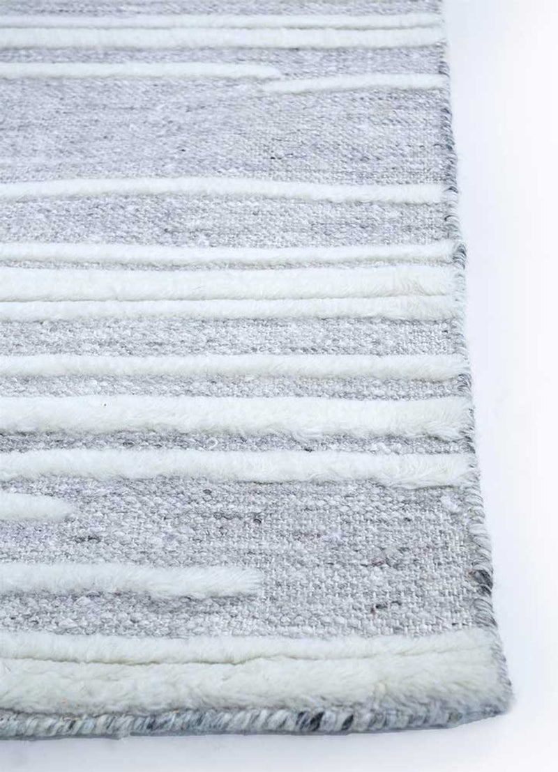 Alfombra de lana - 300 x 240 cm - gris claro