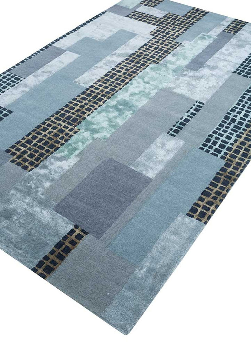 Alfombra de lana - 240 x 150 cm - multicolor