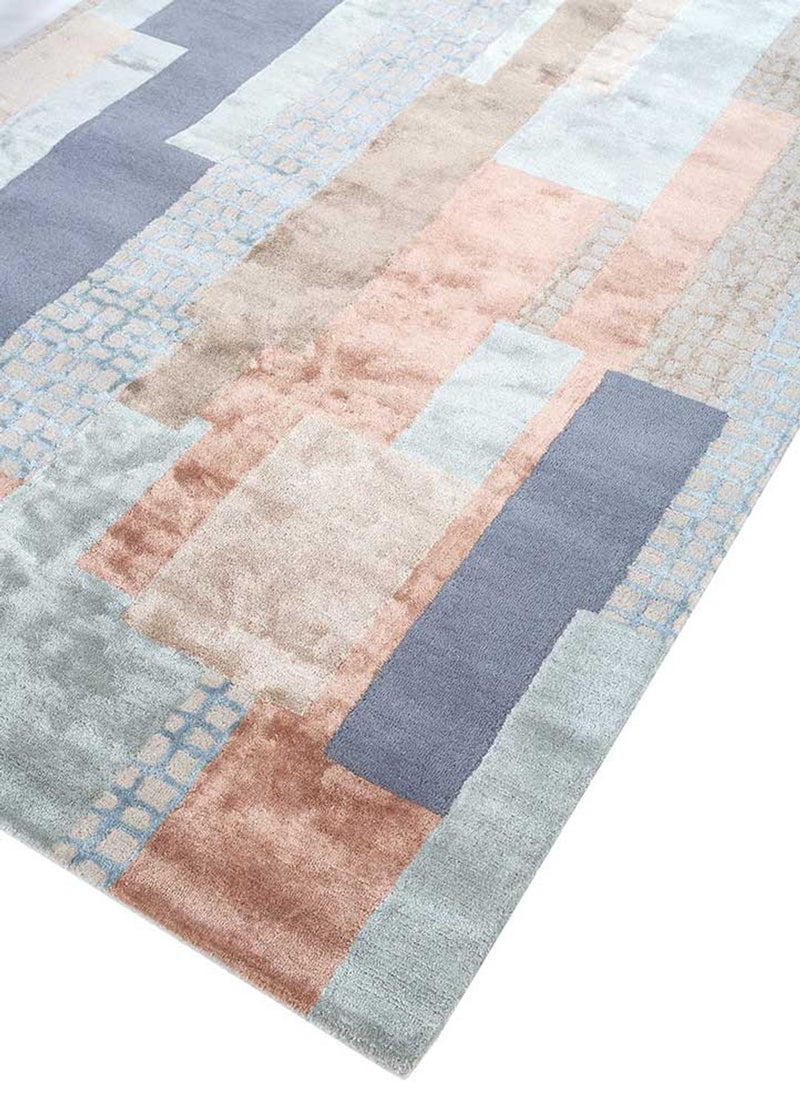 Alfombra de lana - 240 x 150 cm - multicolor