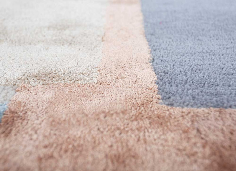 Alfombra de lana - 240 x 150 cm - multicolor