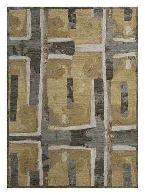 Alfombra de lana - 270 x 180 cm - oro