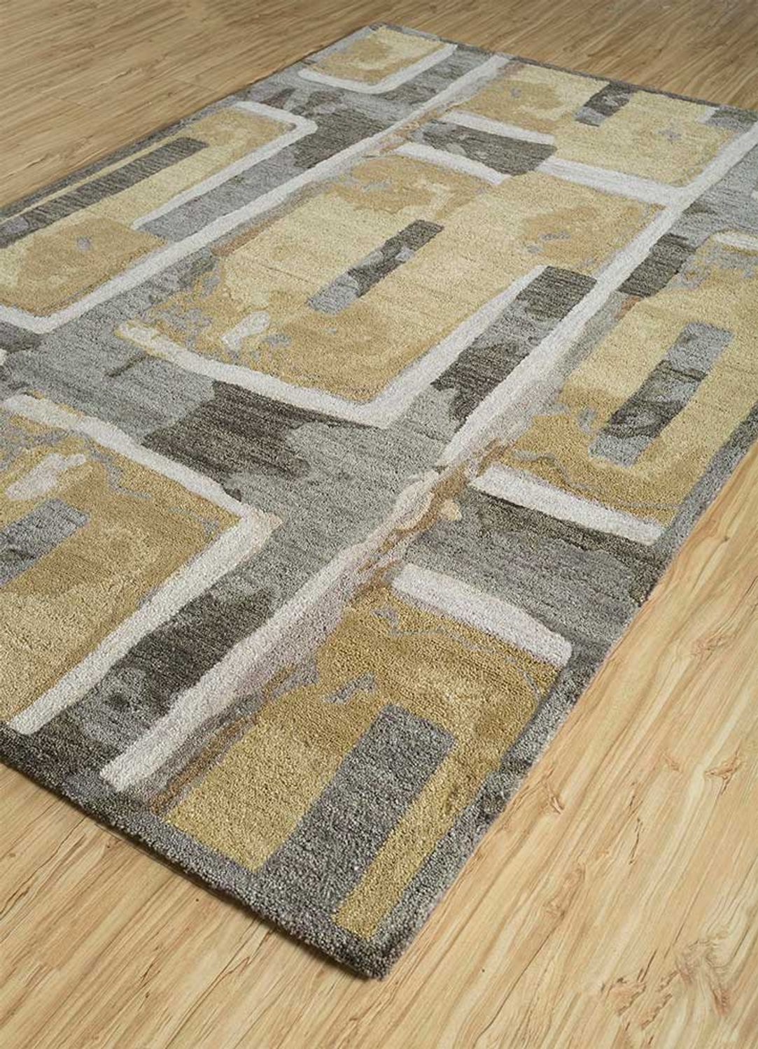 Alfombra de lana - 270 x 180 cm - oro