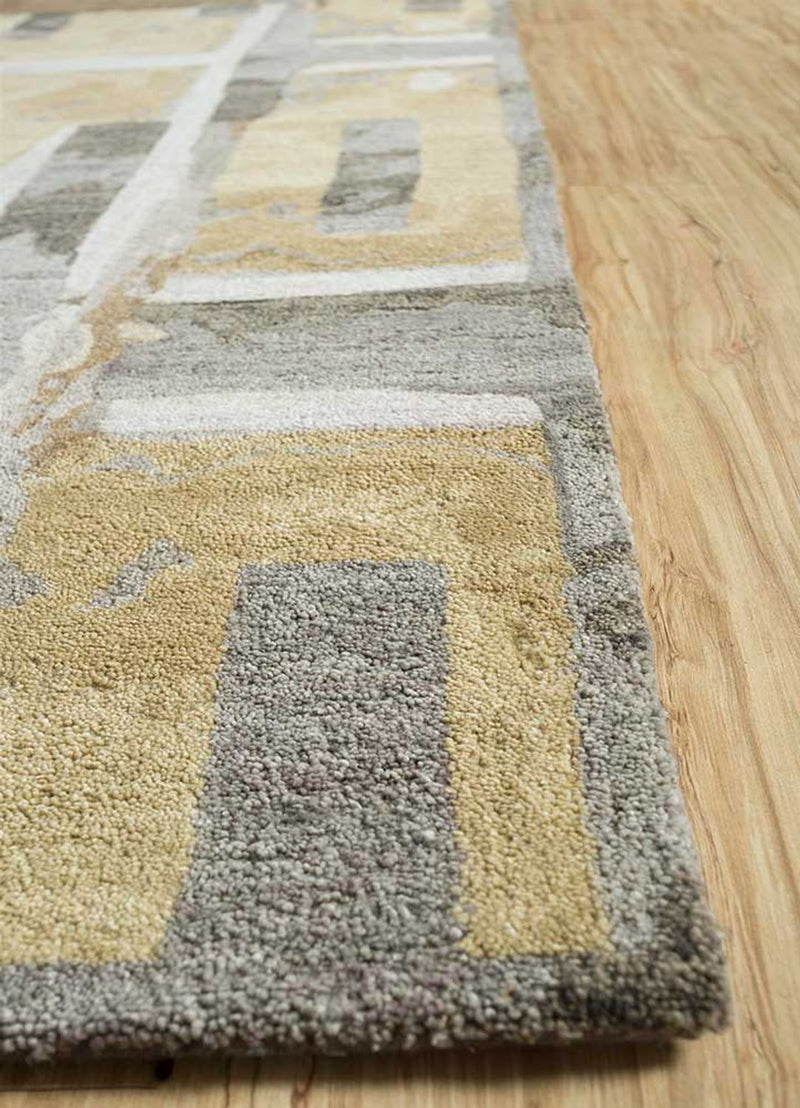 Alfombra de lana - 270 x 180 cm - oro