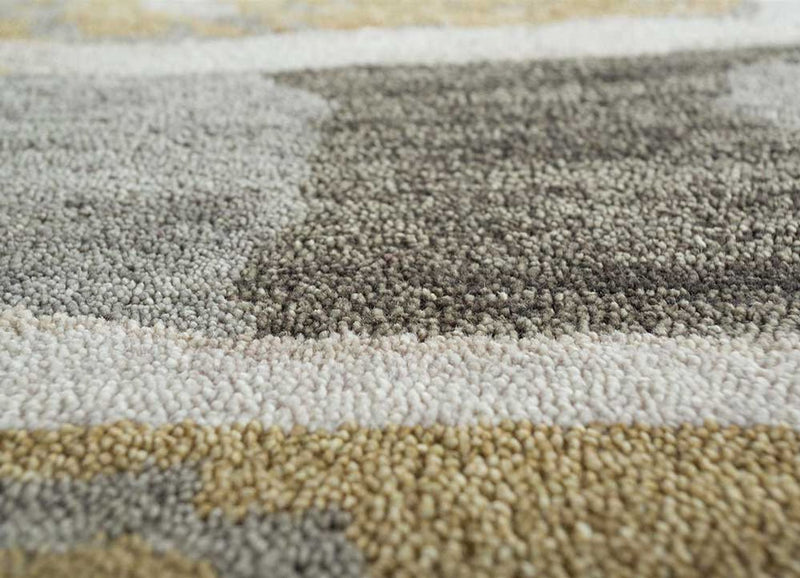 Alfombra de lana - 270 x 180 cm - oro