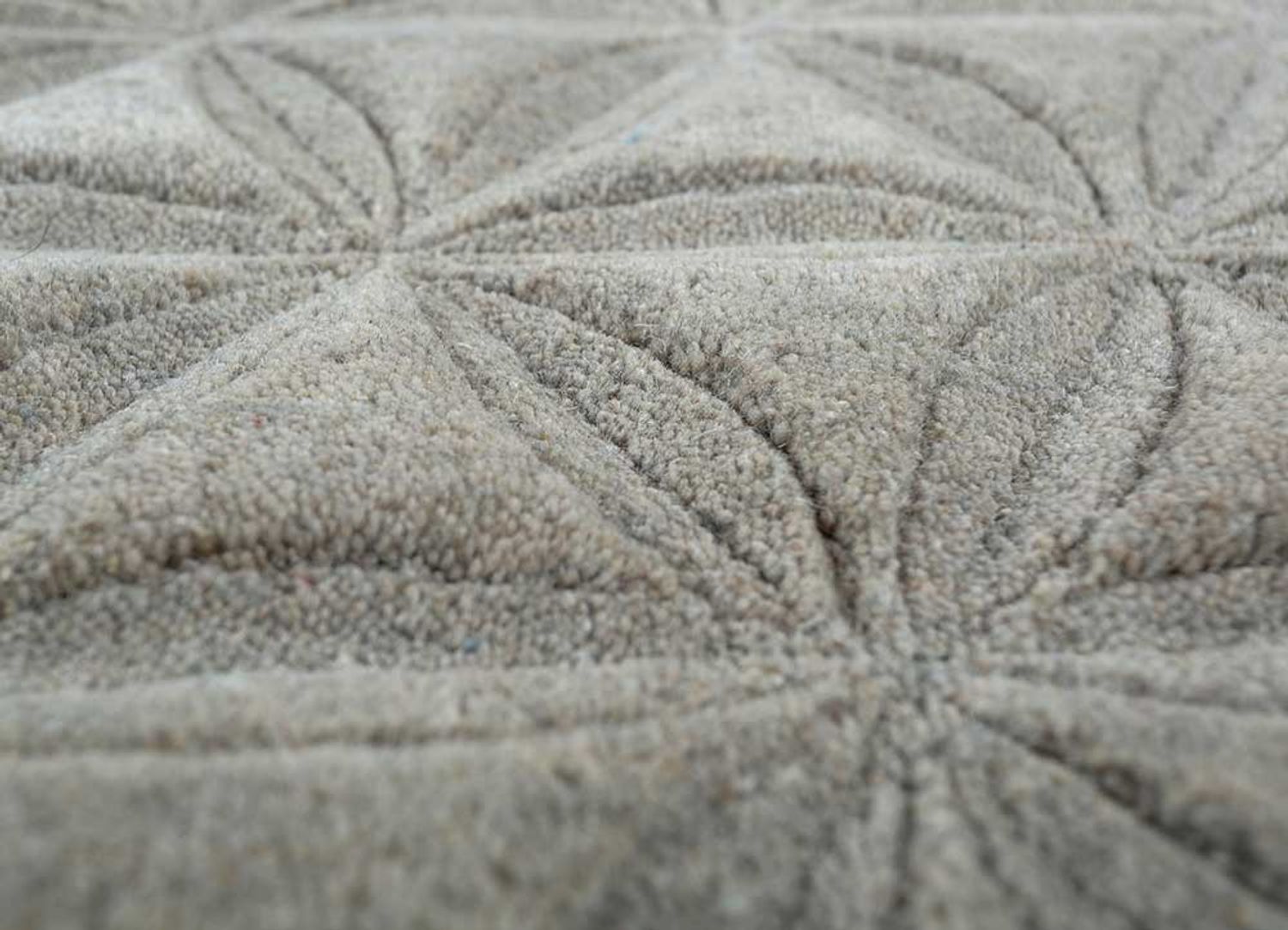 Alfombra de lana - 270 x 180 cm - beige