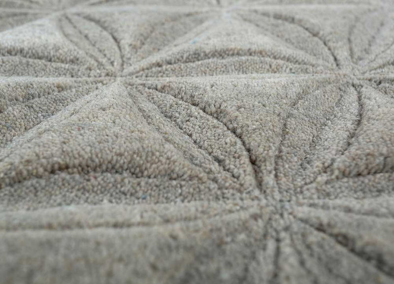 Alfombra de lana - 270 x 180 cm - beige
