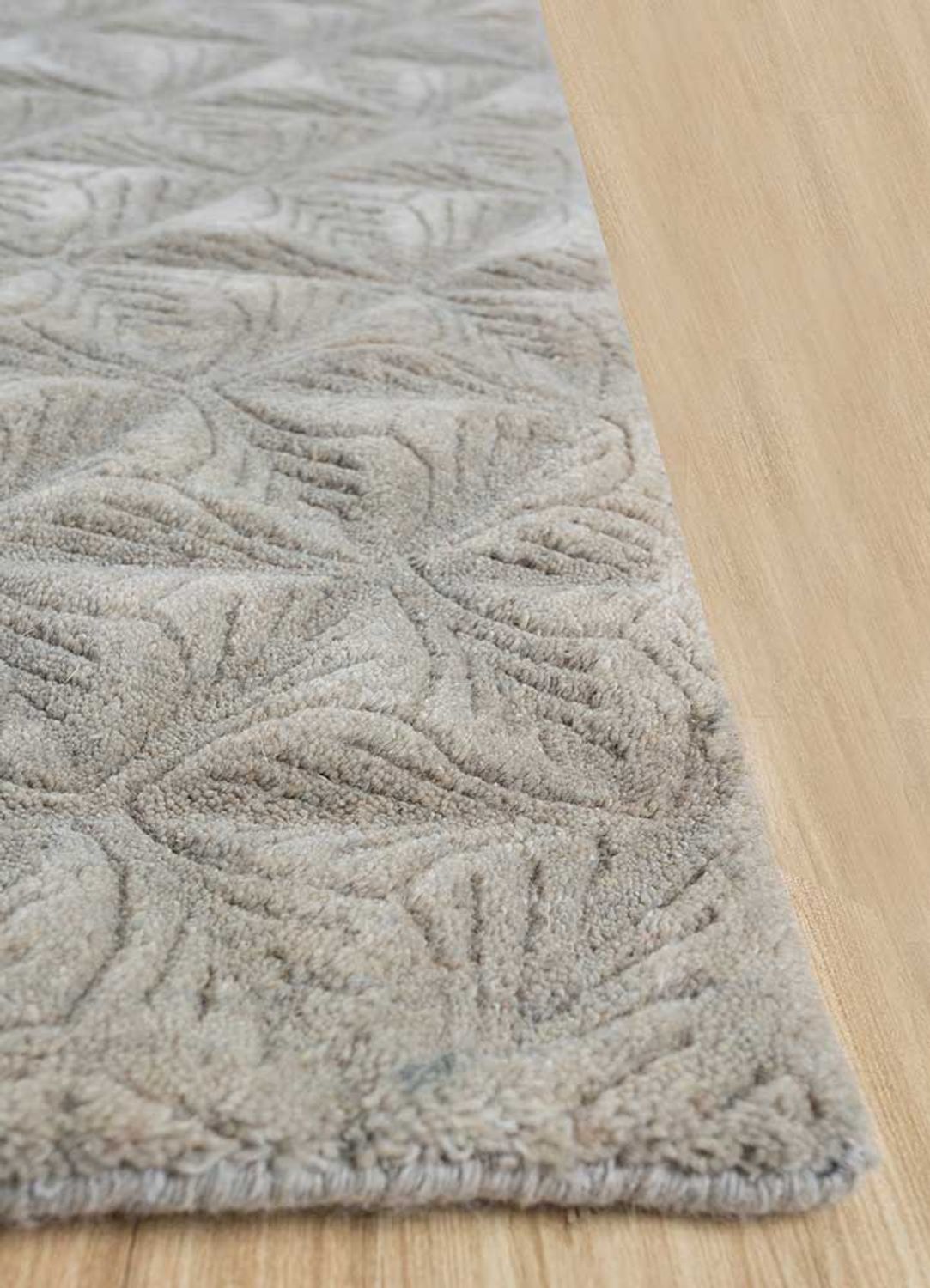 Alfombra de lana - 270 x 180 cm - beige
