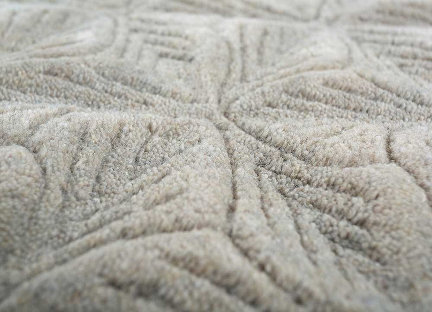 Alfombra de lana - 270 x 180 cm - beige