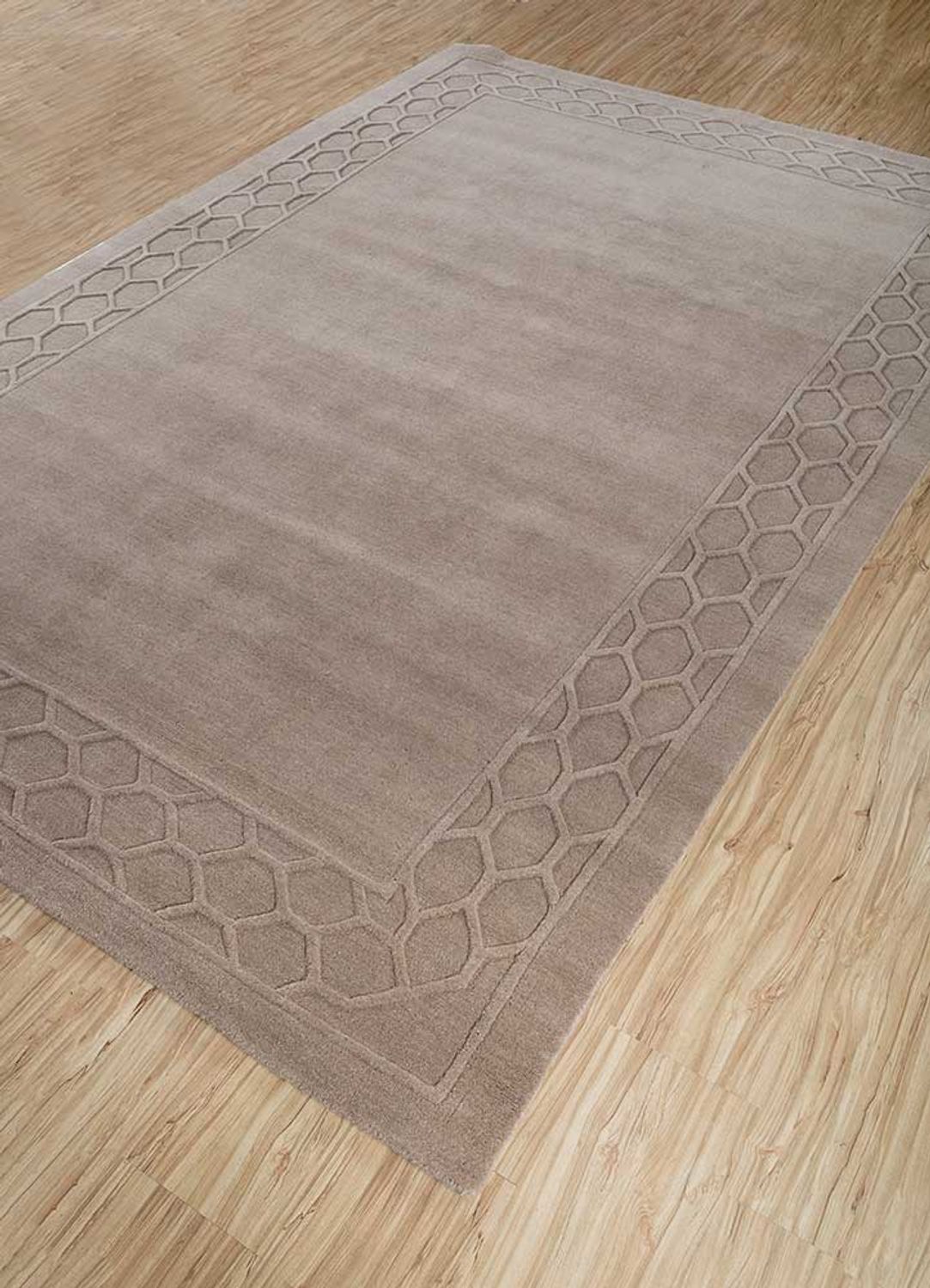 Alfombra de lana - 270 x 180 cm - beige oscuro