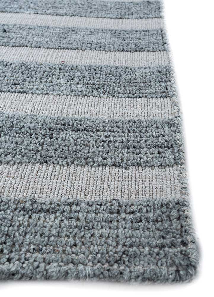 Alfombra de lana - 90 x 60 cm - azul petróleo