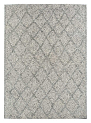 Alfombra de lana - 300 x 240 cm - plata