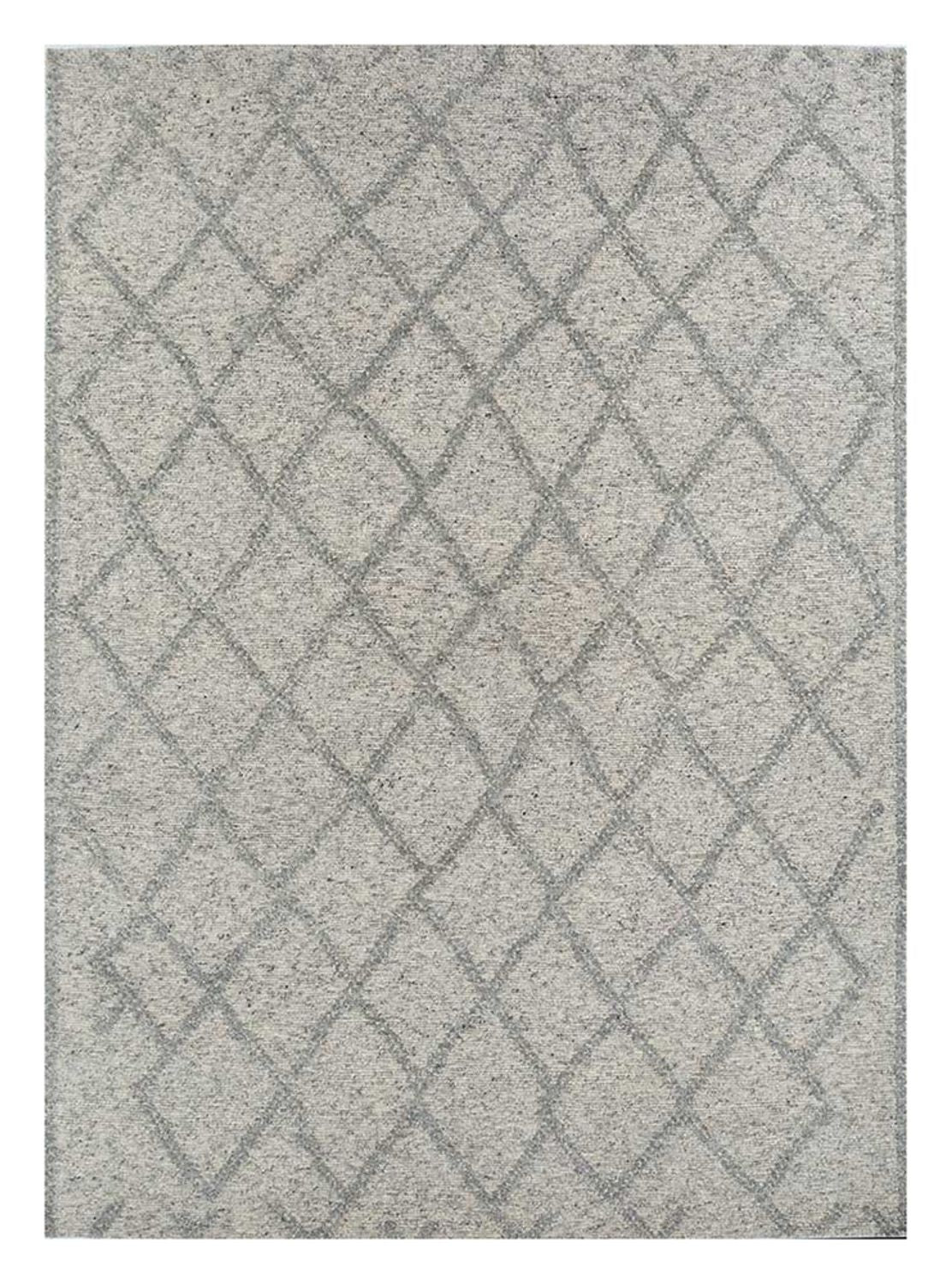 Alfombra de lana - 300 x 240 cm - plata