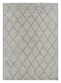 Alfombra de lana - 300 x 240 cm - plata
