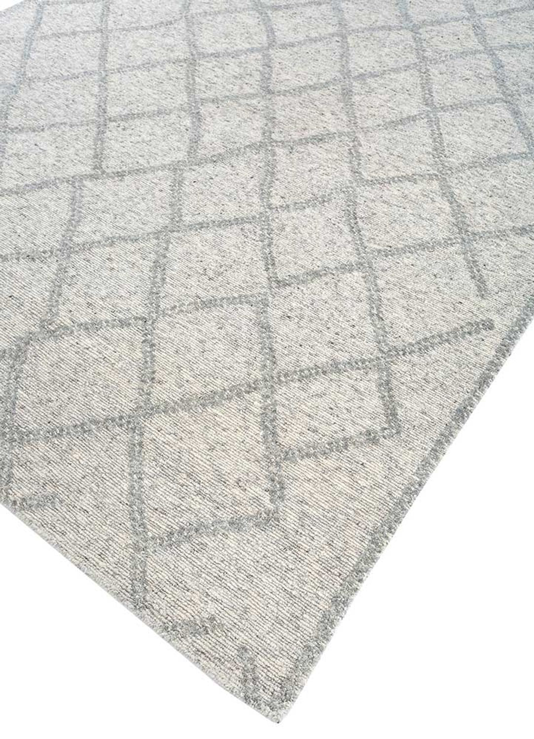 Alfombra de lana - 300 x 240 cm - plata