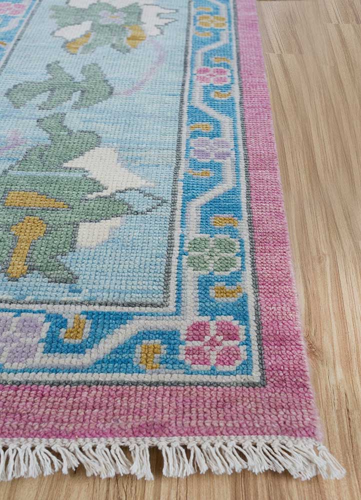 Alfombra de lana - 270 x 180 cm - rosa