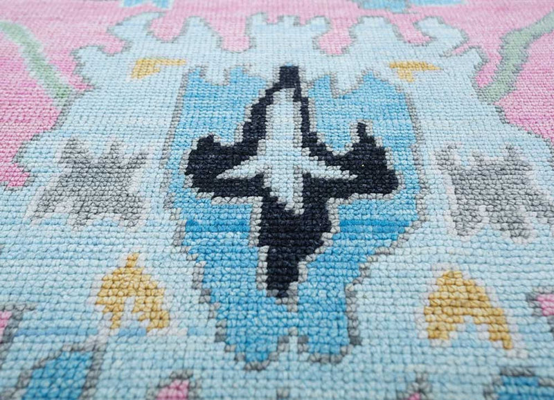Alfombra de lana - 270 x 180 cm - rosa