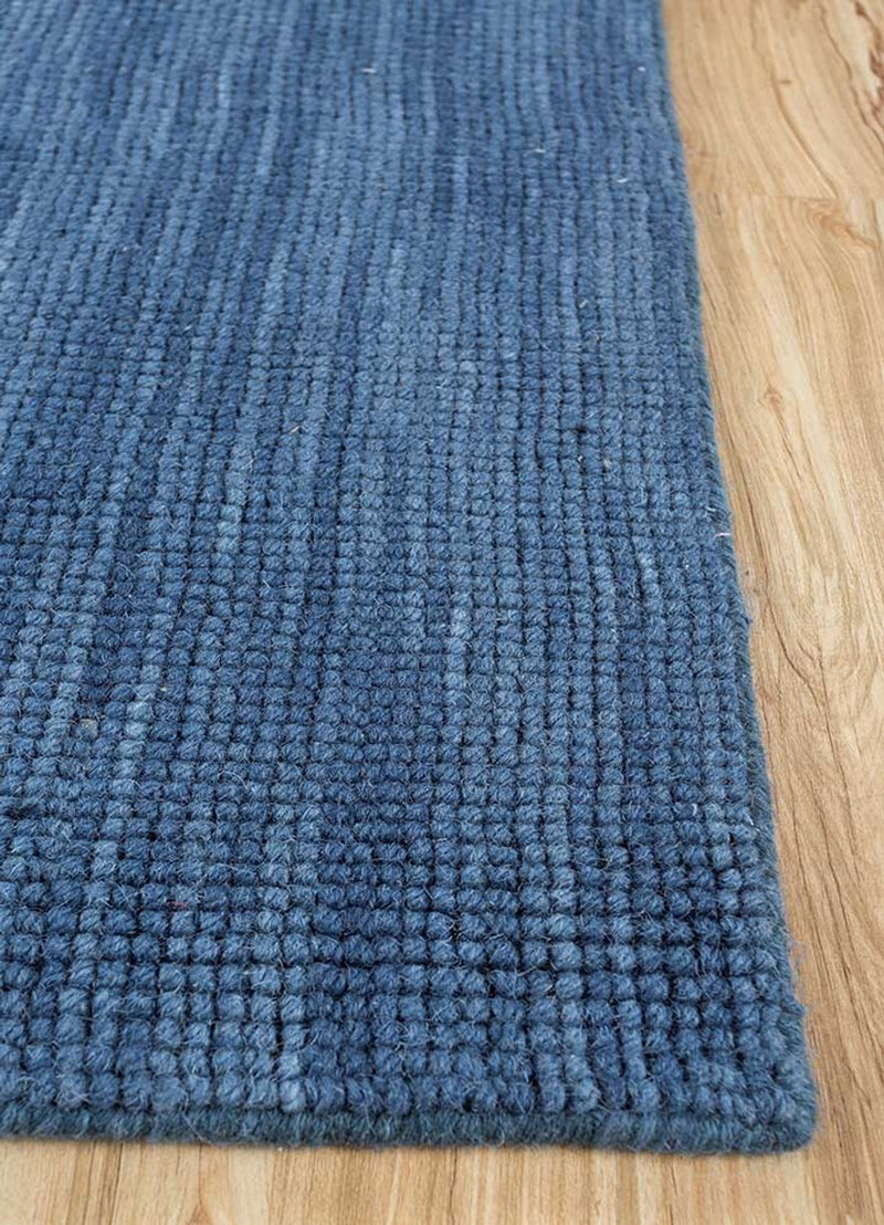 Alfombra de lana - 300 x 240 cm - azul