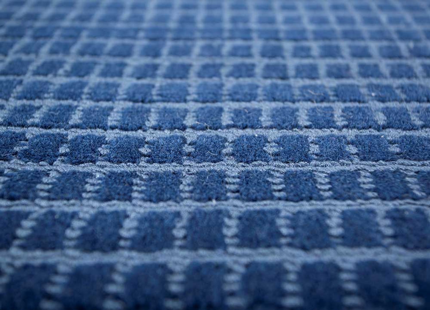 Alfombra de lana - 240 x 150 cm - azul oscuro