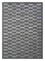 Alfombra de lana - 270 x 180 cm - blanco y negro