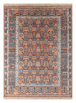 Alfombra de lana - 300 x 240 cm - rojo claro