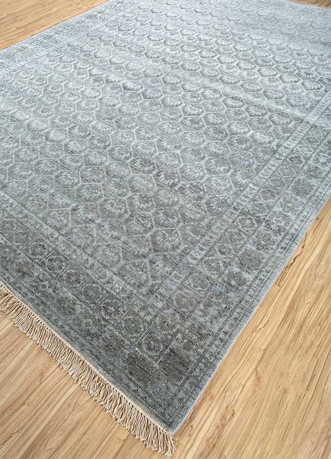 Alfombra de lana - 300 x 240 cm - gris