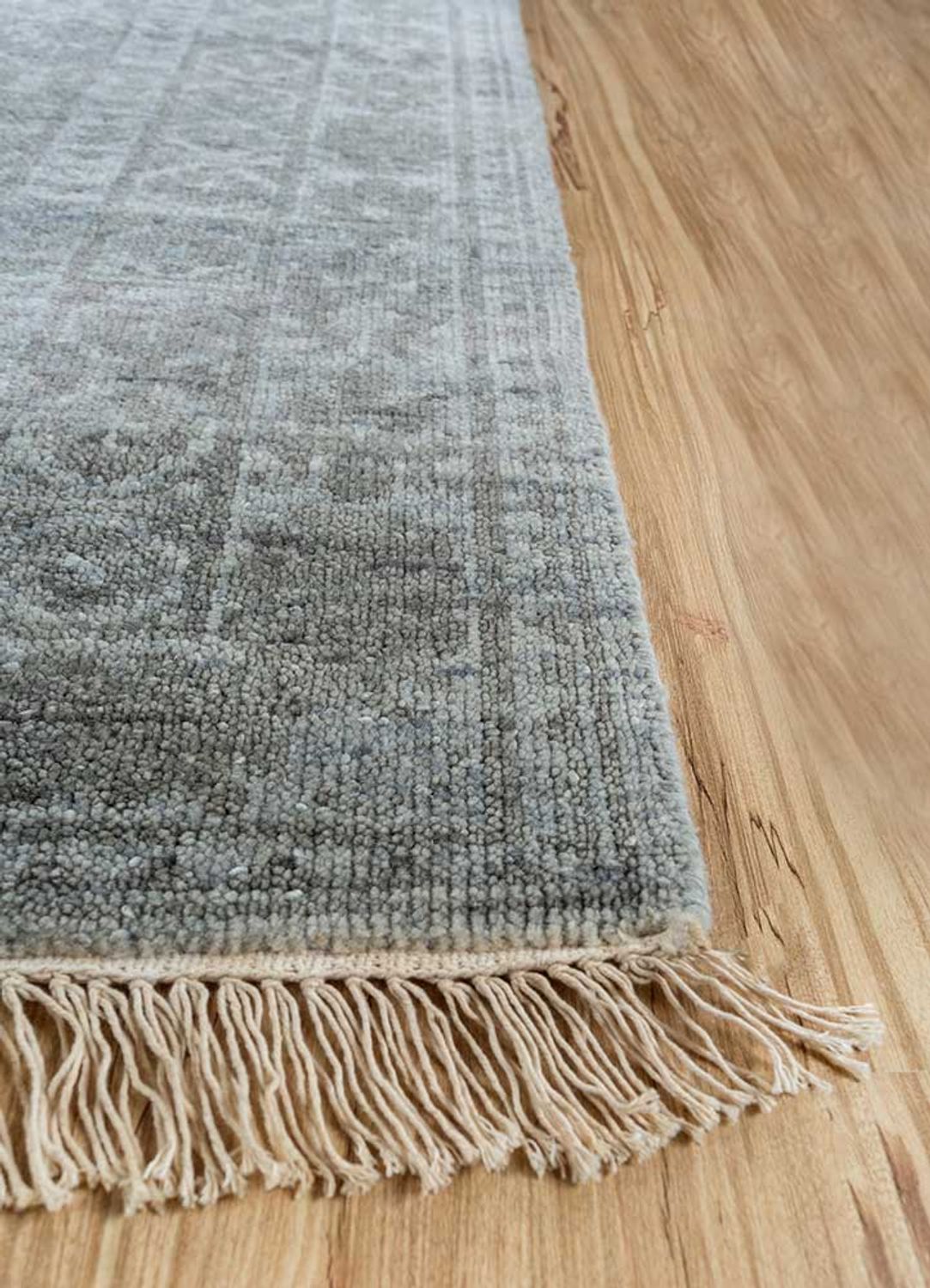 Alfombra de lana - 300 x 240 cm - gris