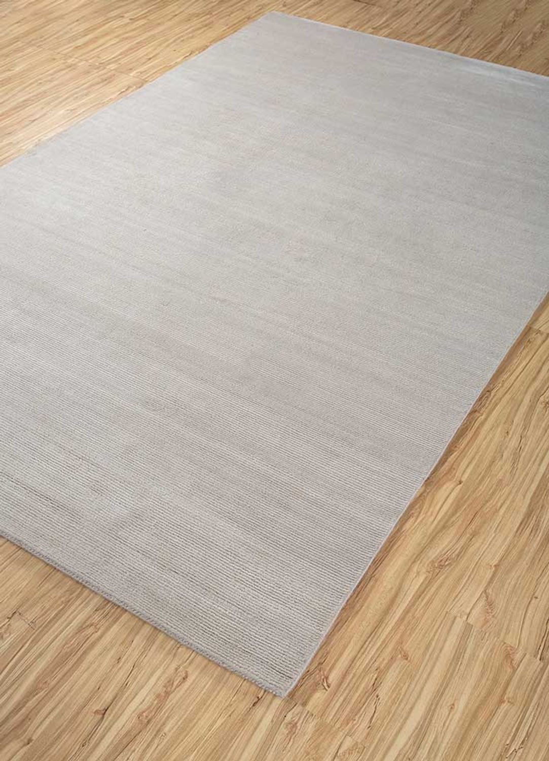 Alfombra de lana - 270 x 180 cm - gris claro