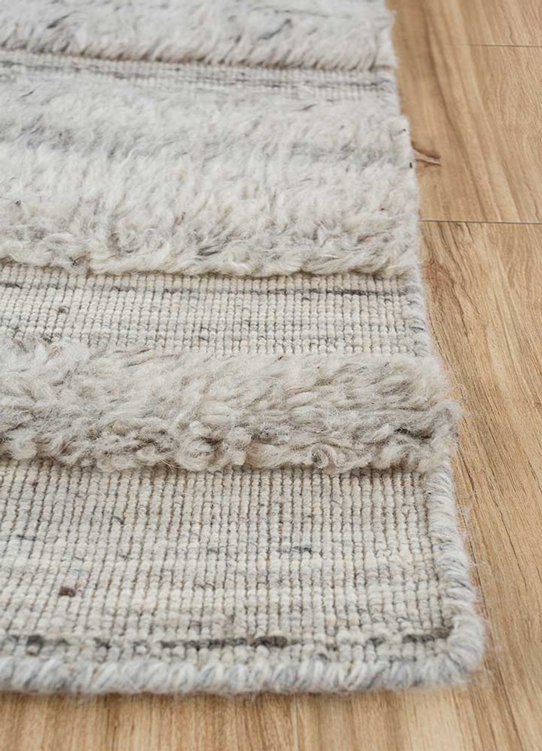 Alfombra de lana - 300 x 240 cm - blanco
