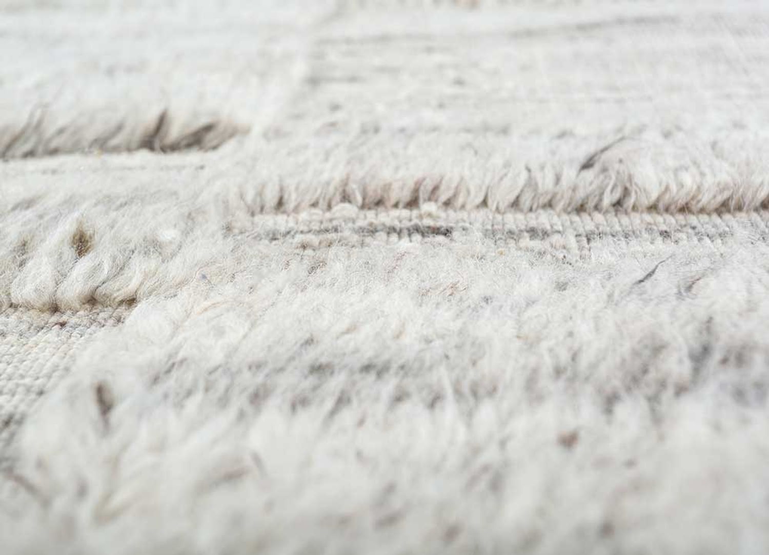 Alfombra de lana - 300 x 240 cm - blanco