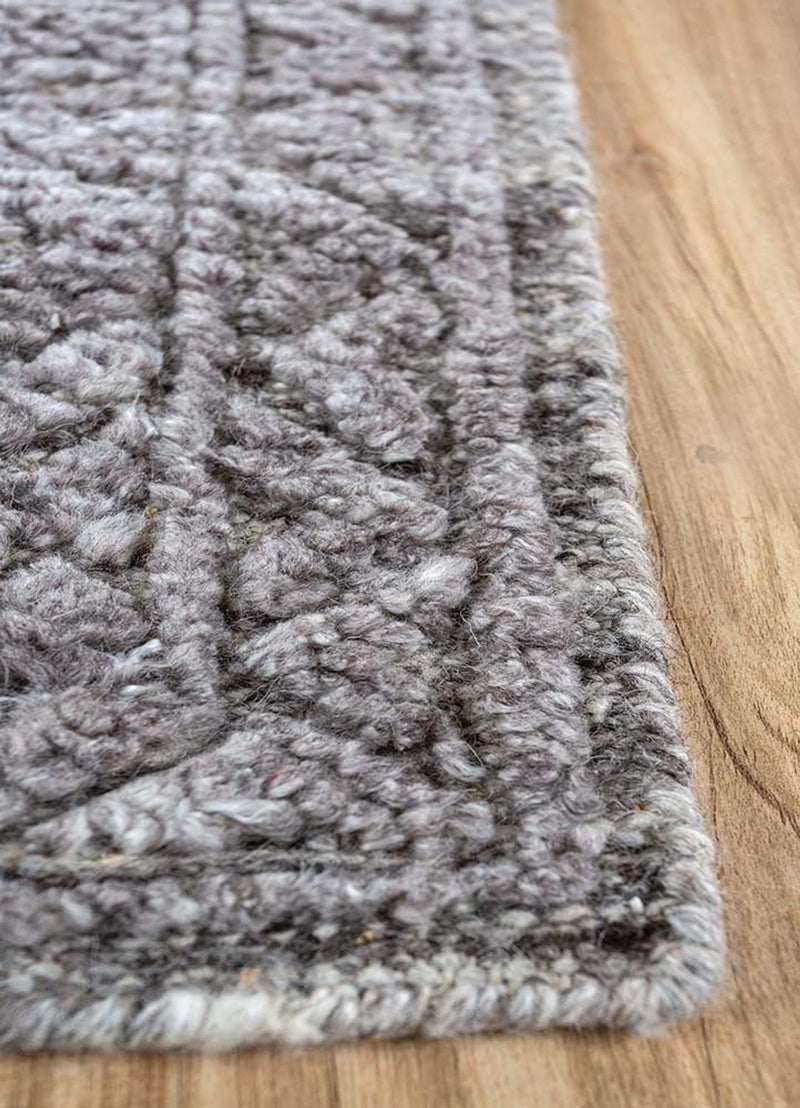 Alfombra de lana - 300 x 240 cm - gris