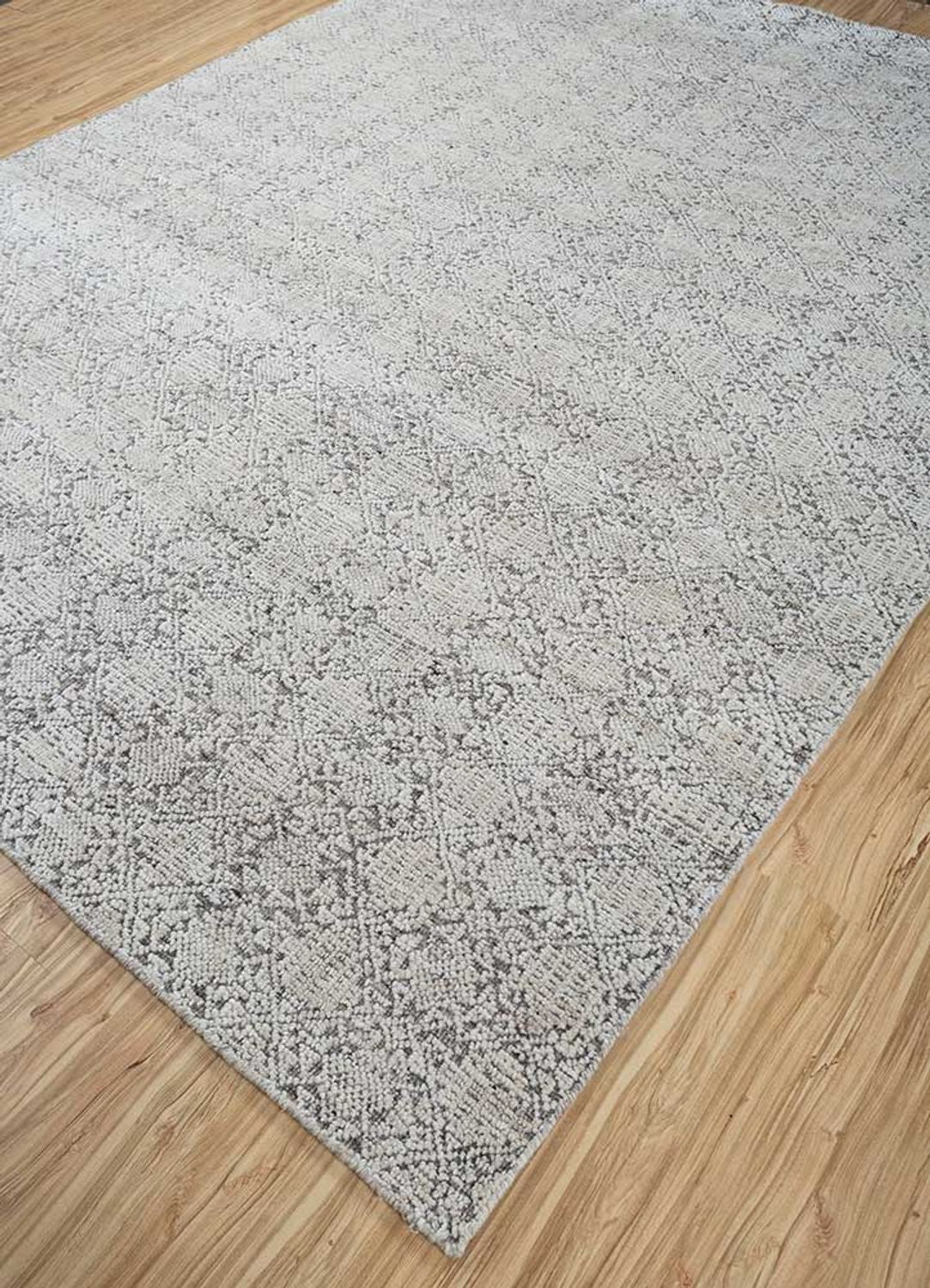 Alfombra de lana - 300 x 240 cm - gris claro