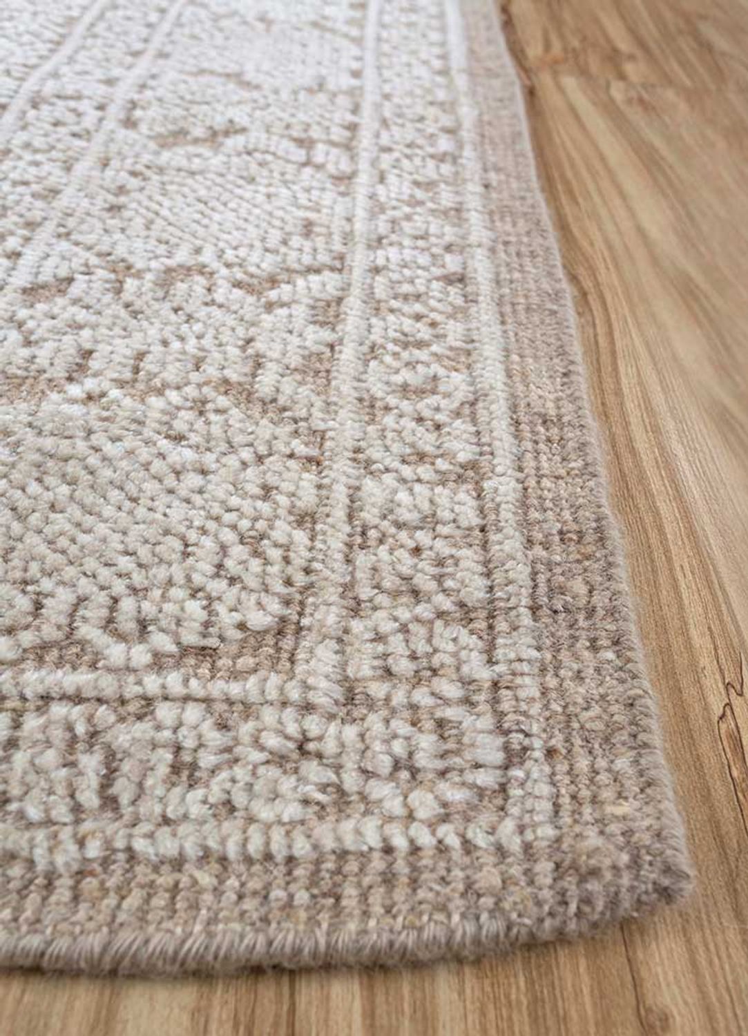 Alfombra de lana - 300 x 240 cm - beige